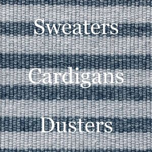 Sweaters. Cardigans. Dusters